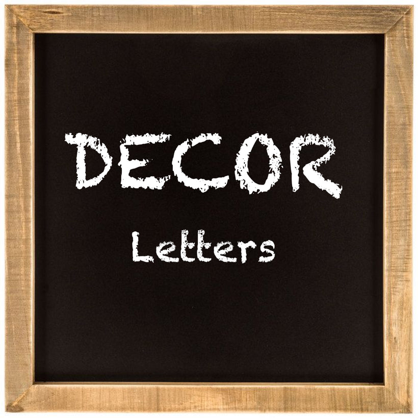 Decor: Letters