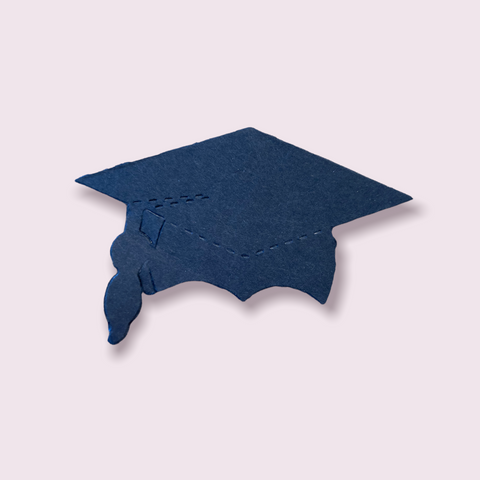 Cutouts: Graduation Cap, Black - 3 sizes