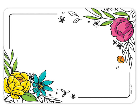 Labels/Nametags: Doodly Bloom