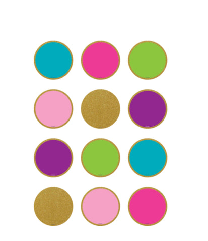 Cutouts: Confetti Colorful Circle Accents, 3”