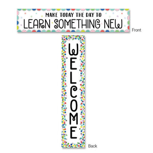 Banner: Color Pop Welcome, 2 sided