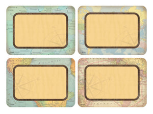 Labels/Name Tag: Travel the Map