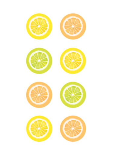 Stickers: Mini, Lemon Zest Stickers