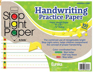 Writing Tablet: Stop Light Paper
