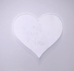 Cutouts: Heart, White