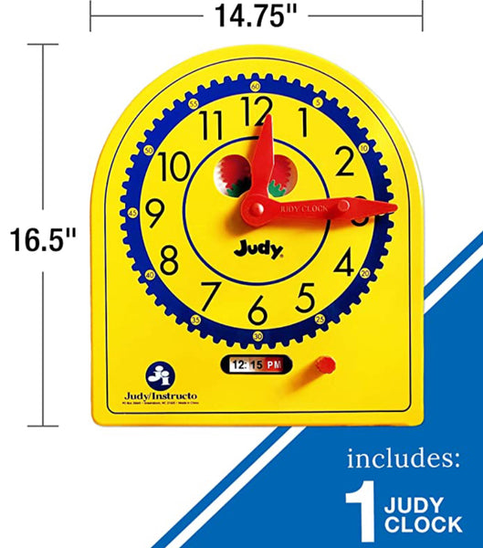 Judy Clock, Original, Color Coded, and Digital