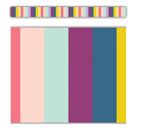 Border: Oh Happy Day Stripes (ROLLED/ 50 feet)
