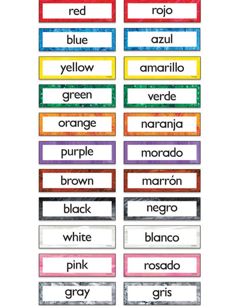 Learning Cards: Colors