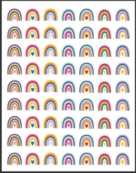 Stickers: Mini, Oh Happy Day Rainbow Stickers