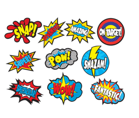 Cutouts: Superhero Sayings