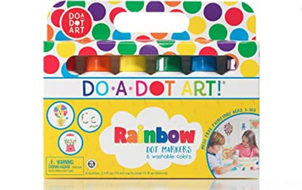 Do a Dot Art! Rainbow & Brilliant, 6 cnt