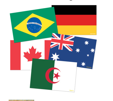 Cutouts: International Flags