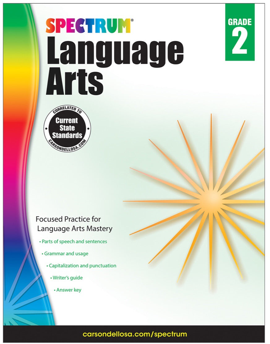 Spectrum Language Arts, grade 2