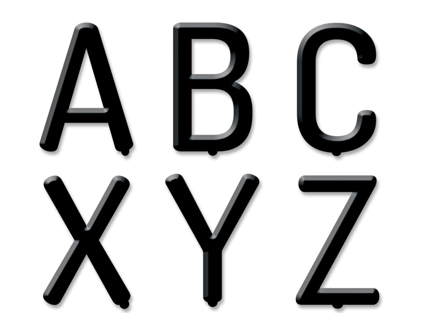 White Letter Board 2 Uppercase Letter Stickers – Creative Teaching Press