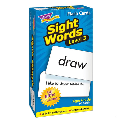 Flashcards: Sight Words- Level 3