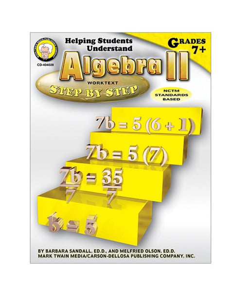 Book: Algebra II Step by Step , grade 7-12