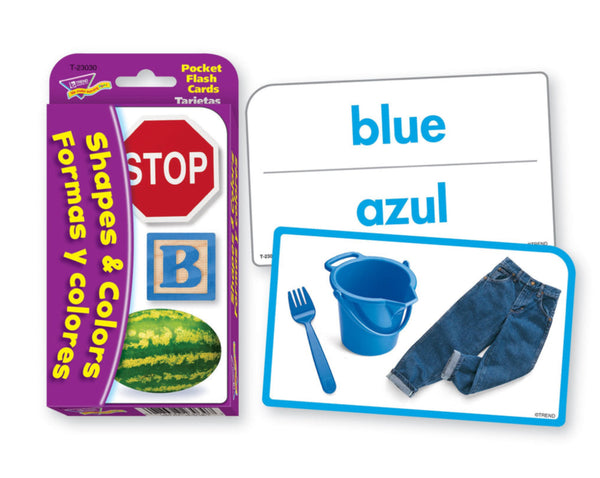 Flashcards: Shapes & Colors, Spanish