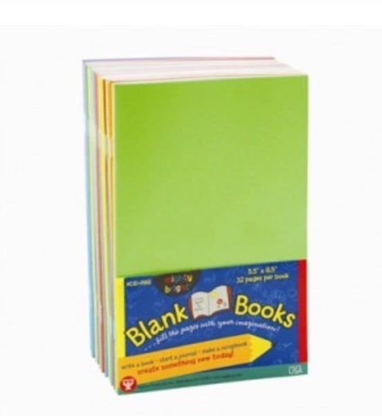 Blank Books: 5.5x8.5, assrt soft covers, 20 count