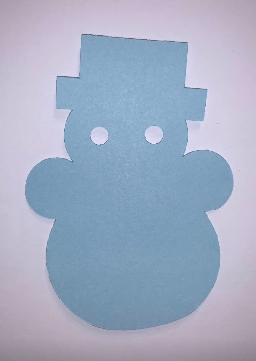 Cutouts: Snowman, Blue