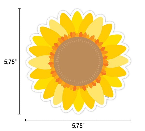 Cutouts: Sunflower, 6”