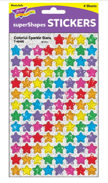 Stickers: Mini Incentive Sparkle Stars