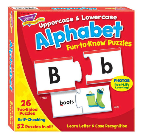Puzzles: Alphabet-Upper and Lowercase