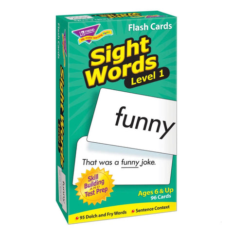 Flashcards: Sight Words- Level 1