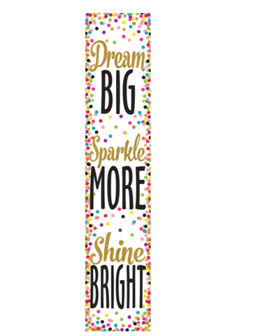 Banner:  Dream Big Confetti