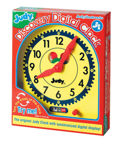 Judy Clock, Original, Color Coded, and Digital