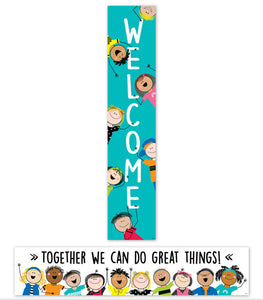 Banner: Stick Kids Welcome, 2 sided