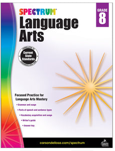Spectrum Language Arts, grade 8