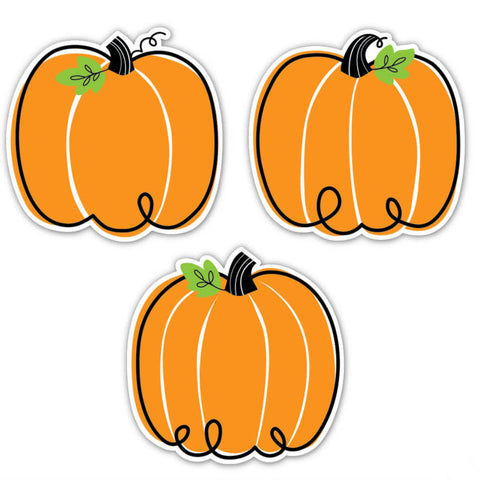 Cutouts: Doodle Pumpkin, 6”