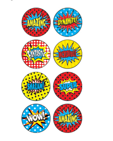 Stickers: Mini, Superhero Stickers