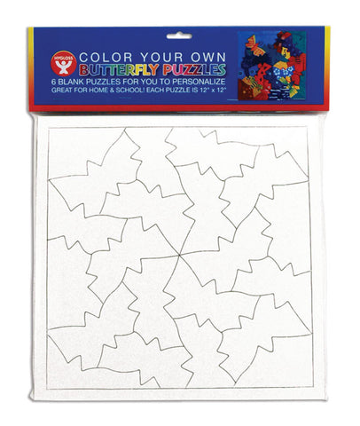 Blank Puzzle: Butterfly Puzzle