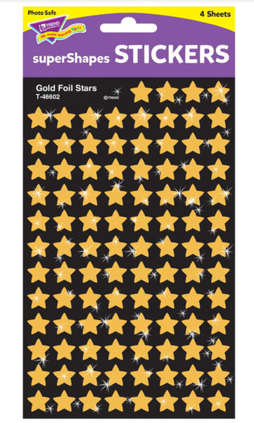 Stickers: Mini Incentive Sparkle Stars