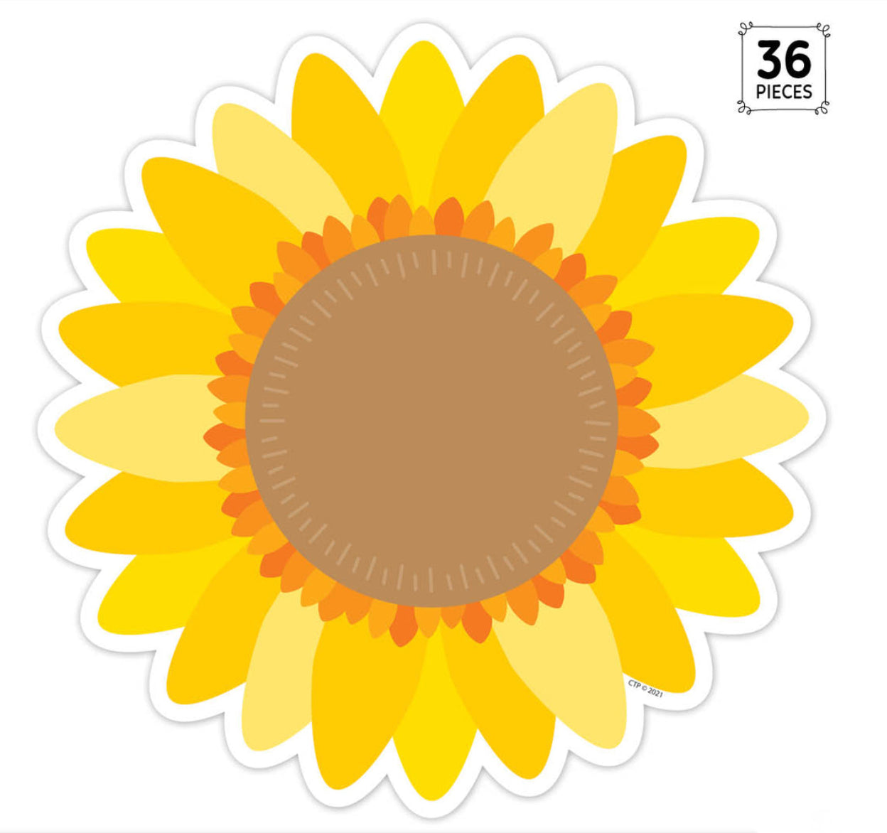 Cutouts: Sunflower, 6”