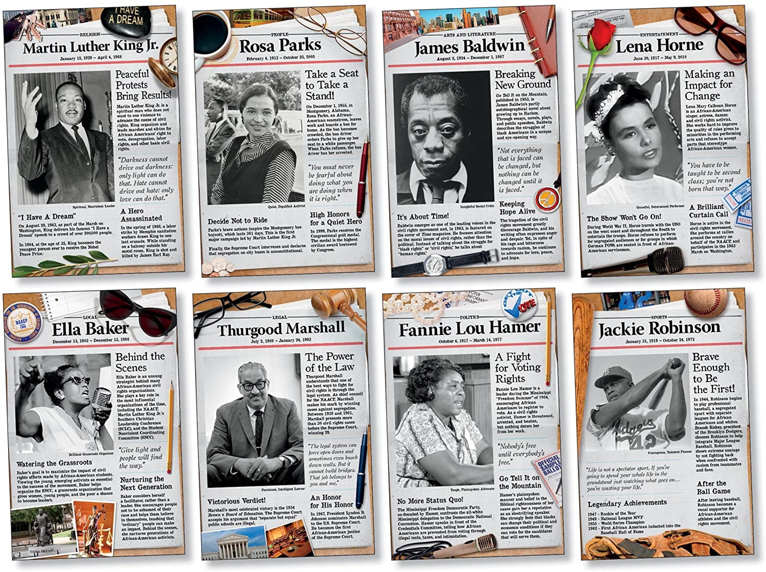 Civil Rights Pioneers Bulletin Board