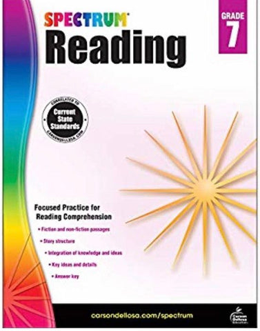 Spectrum Reading, grade 7